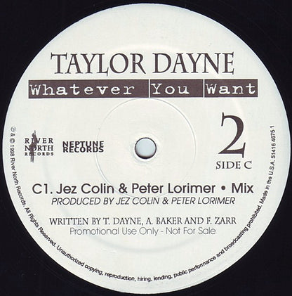 Taylor Dayne : Whatever You Want (2x12", Promo)