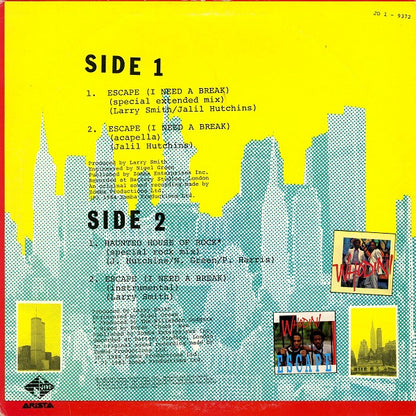 Whodini : Escape (I Need A Break) (12")