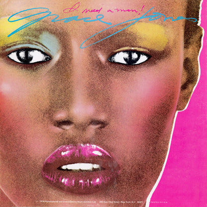 Grace Jones : I Need A Man (12", Promo)