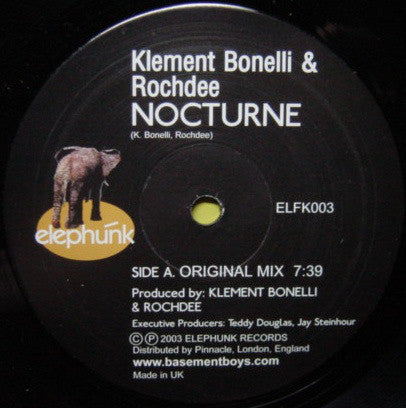 Klement Bonelli & Rochdee : Nocturne (12")