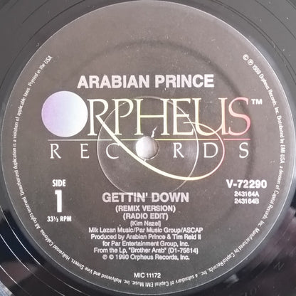Arabian Prince* : Gettin' Down / Dope Thang (12")