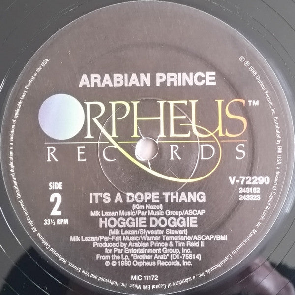 Arabian Prince* : Gettin' Down / Dope Thang (12")