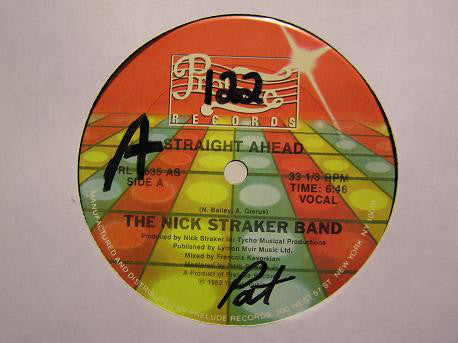 The Nick Straker Band* : Straight Ahead (12")