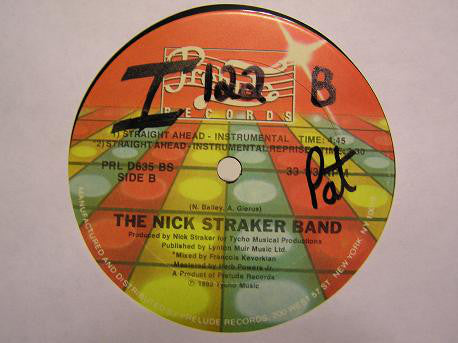 The Nick Straker Band* : Straight Ahead (12")