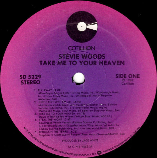 Stevie Woods : Take Me To Your Heaven (LP, Album, SP )