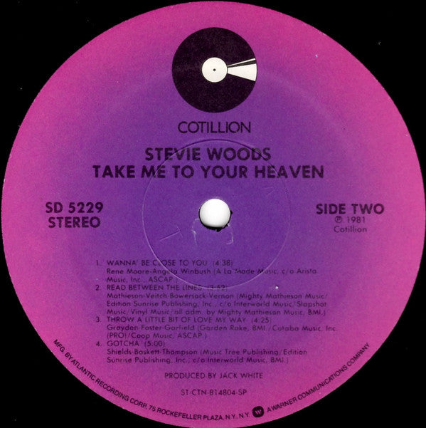 Stevie Woods : Take Me To Your Heaven (LP, Album, SP )