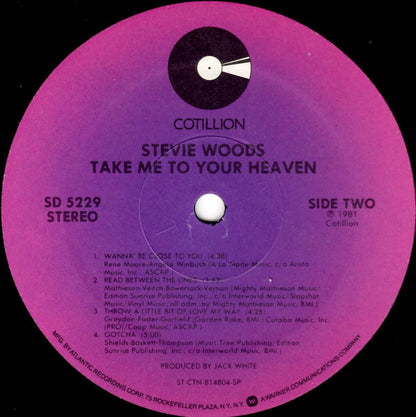 Stevie Woods : Take Me To Your Heaven (LP, Album, SP )