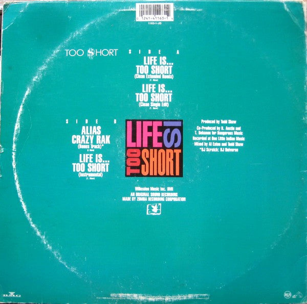 Too Short : Life Is... Too Short (12")