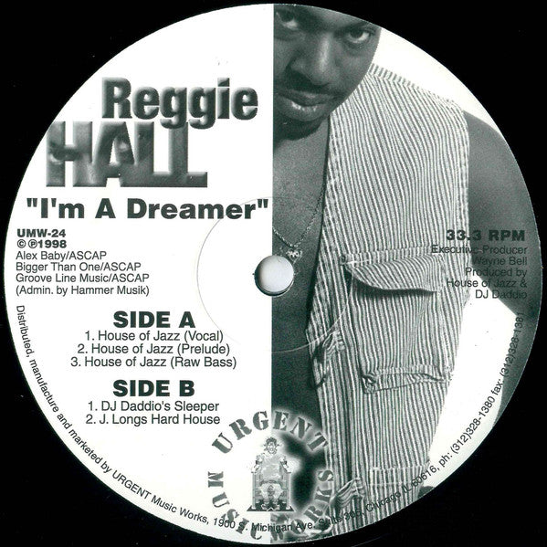 Reggie Hall : I'm A Dreamer (12")