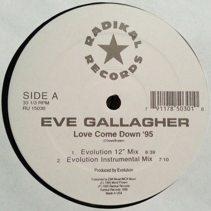 Eve Gallagher : Love Come Down '95 (12")