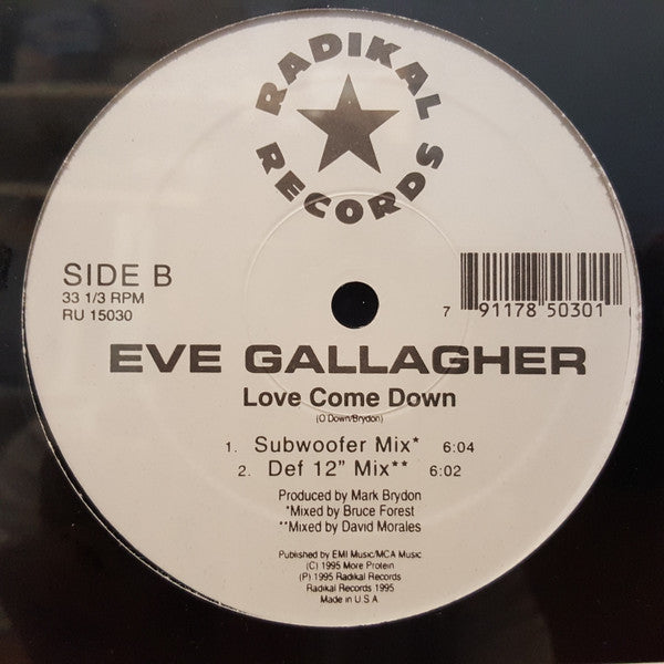 Eve Gallagher : Love Come Down '95 (12")
