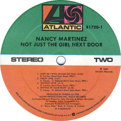 Nancy Martinez : Not Just The Girl Next Door (LP, Album)