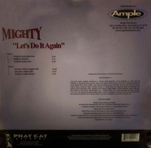 Mighty (6) : Let's Do It Again (12")