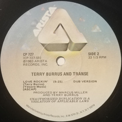 Terry Burrus And Transe : Love Rockin' (12", Ele)
