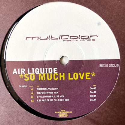 Air Liquide : So Much Love (12")
