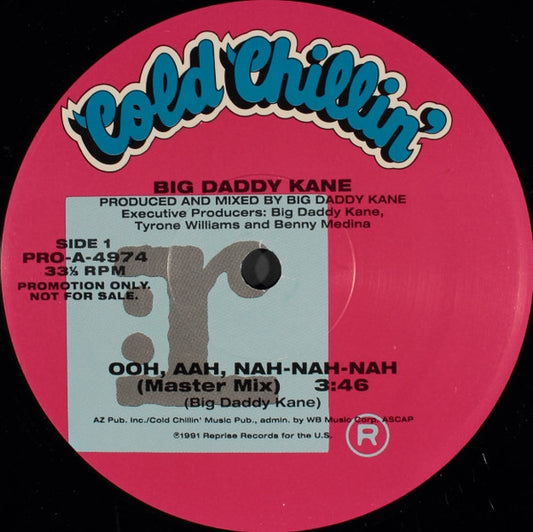 Big Daddy Kane : Ooh, Aah, Nah-Nah-Nah (12", Promo)