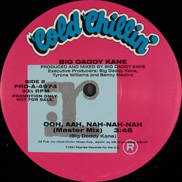 Big Daddy Kane : Ooh, Aah, Nah-Nah-Nah (12", Promo)