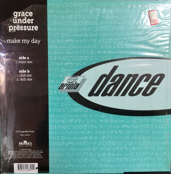 Grace Under Pressure : Make My Day (12")