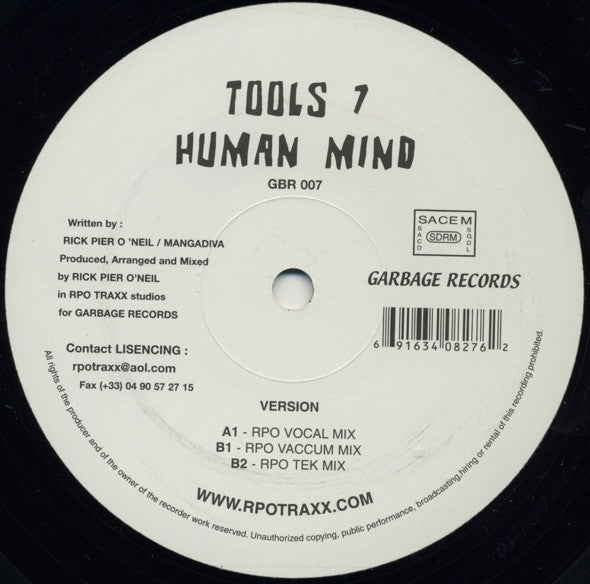 Tools 7 : Human Mind (12")