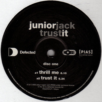 Junior Jack : Trust It (3xLP, Album)