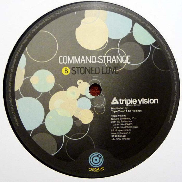 Command Strange & Intelligent Manners / Command Strange : Hangin' On / Stoned Love (12")