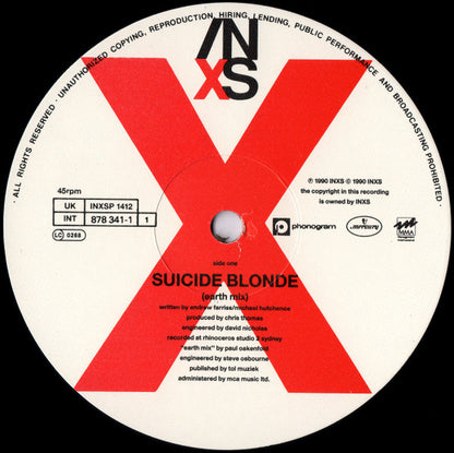 INXS : Suicide Blonde (12", Gat)