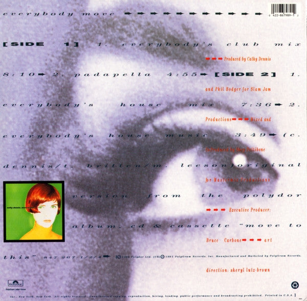 Cathy Dennis : Everybody Move (12", Single)