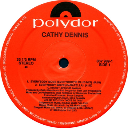 Cathy Dennis : Everybody Move (12", Single)