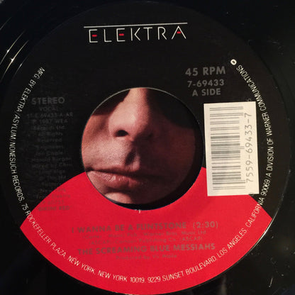 The Screaming Blue Messiahs : I Wanna Be A Flintstone (7", Single, Styrene, AR )