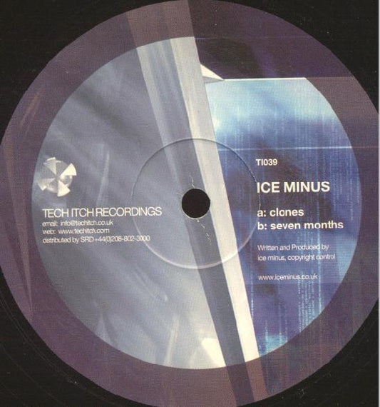 Ice Minus : Clones / Seven Months (12")