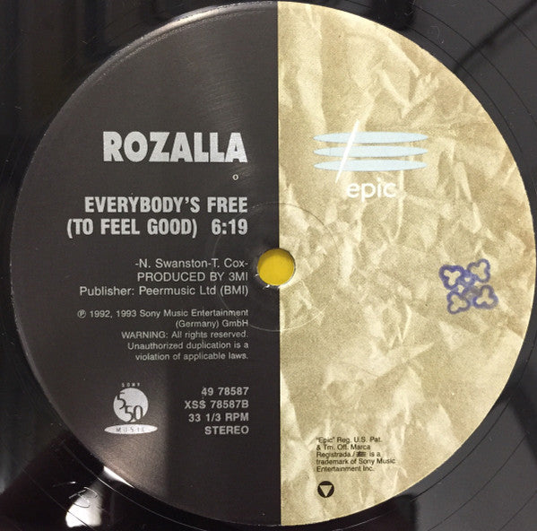 Culture Beat / Rozalla : Mr. Vain / Everybody's Free (To Feel Good) (12", EP)