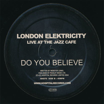 London Elektricity : Live At The Jazz Cafe (10")