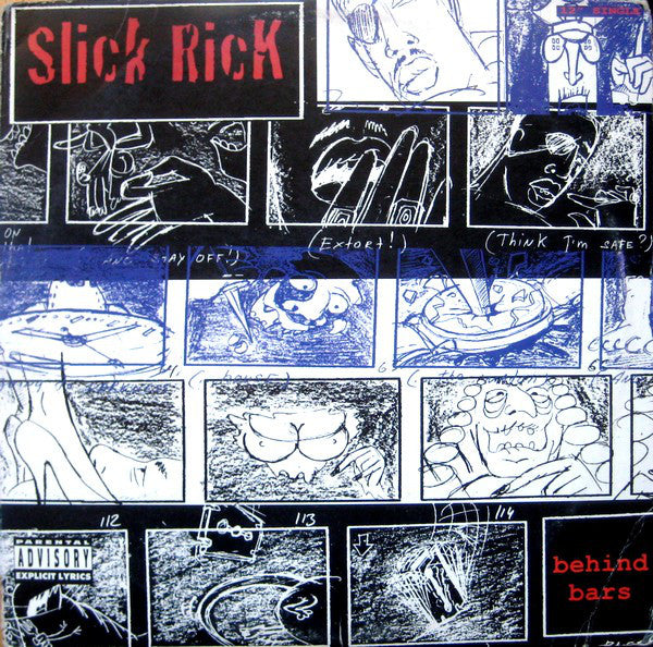 Slick Rick : Behind Bars (12", Single)