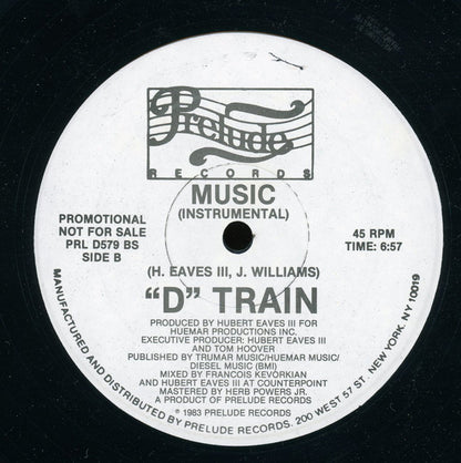 "D" Train* : Music (12", Promo)