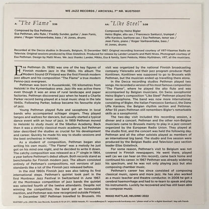 Esa Pethman : In Belgium 1967 (7", EP)