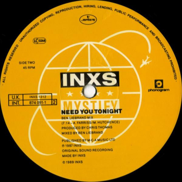 INXS : Mystify (12", Single)