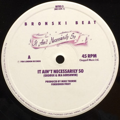 Bronski Beat : It Ain't Necessarily So (12")