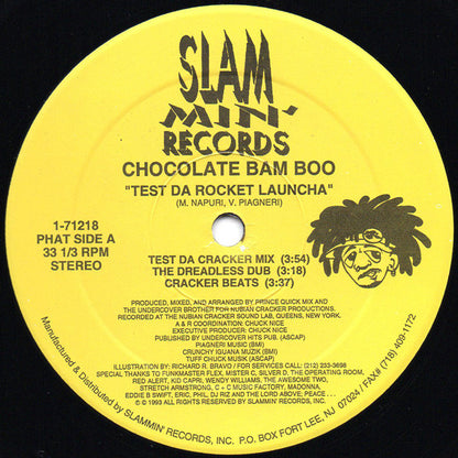 Chocolate Bam Boo : Test Da Rocket Launcha (12")