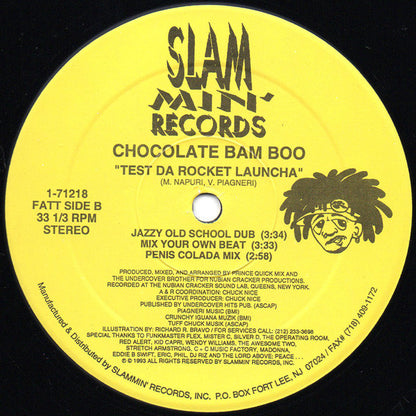 Chocolate Bam Boo : Test Da Rocket Launcha (12")