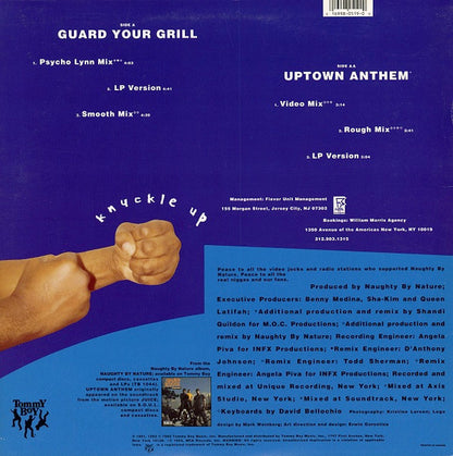 Naughty By Nature : Guard Your Grill / Uptown Anthem (12", Promo)