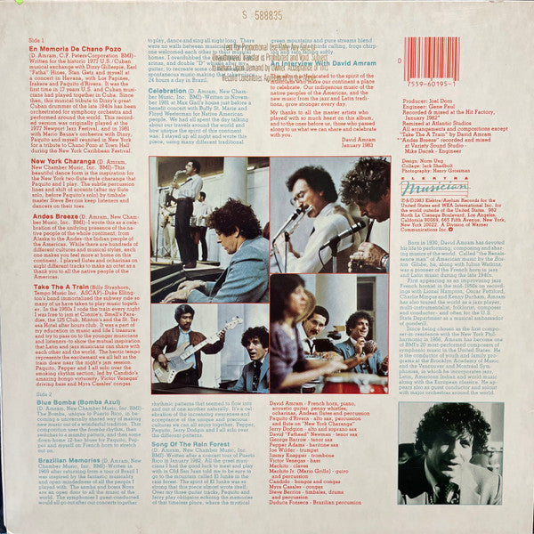 David Amram And Friends : Latin-Jazz Celebration (LP, Promo)