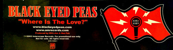 Black Eyed Peas : Where Is The Love? (12", Promo)