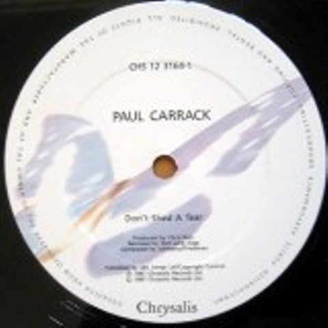 Paul Carrack : Don't Shed A Tear (12", Maxi)