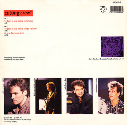 Cutting Crew : I've Been In Love Before (12", Single, Ltd)
