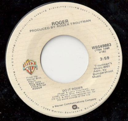 Roger* : Do It Roger (7")