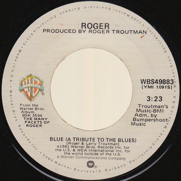 Roger* : Do It Roger (7")