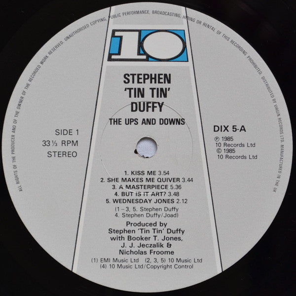 Stephen Tin Tin Duffy* : The Ups And Downs (LP, Album)