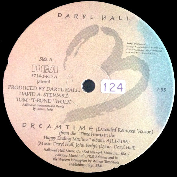 Daryl Hall : Dreamtime (12", Maxi)