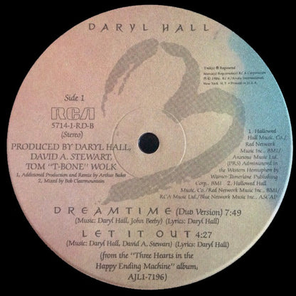 Daryl Hall : Dreamtime (12", Maxi)