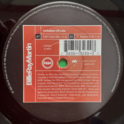 BillieRayMartin* : Imitation Of Life (12")